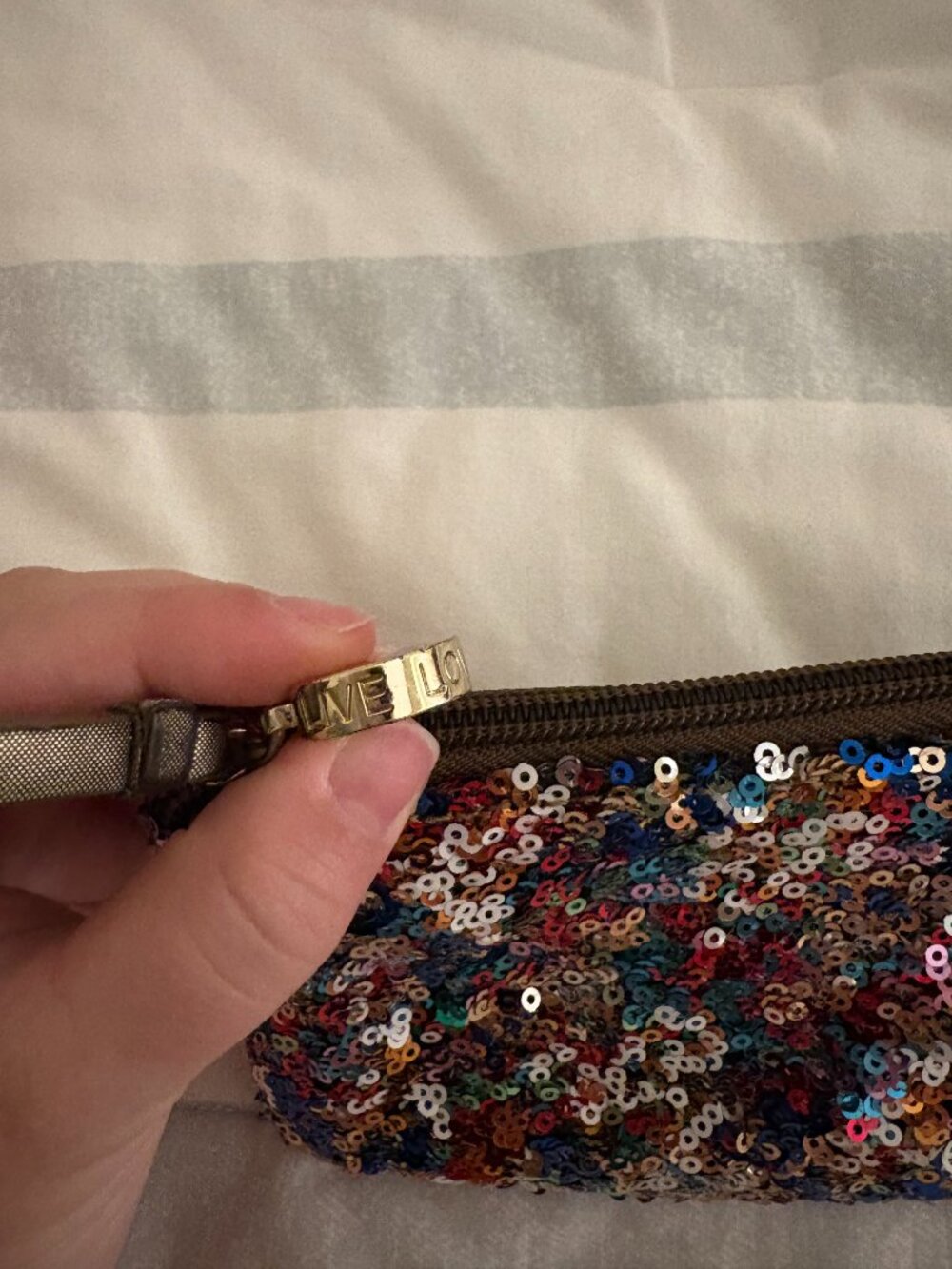 Small sequin bag - Picture 4 of 6